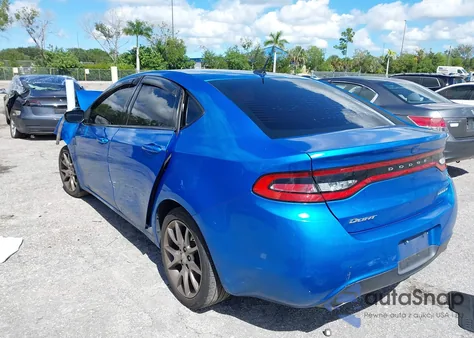 2015 Dodge Dart Sxt из США, поврежденный, VIN 1C3CDFBB5FD225037